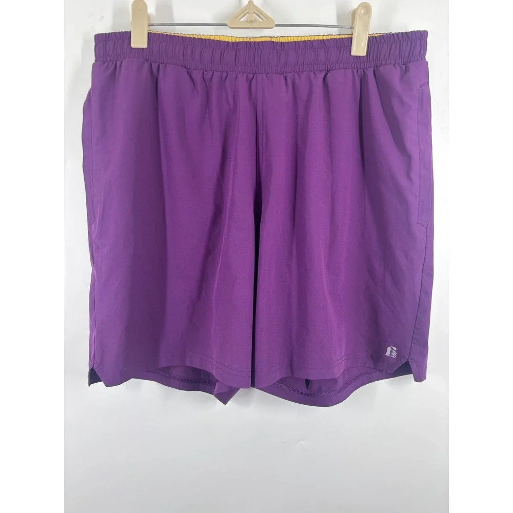 Fielder Bonobos Mens Purple Athletic Training Shorts Size M
